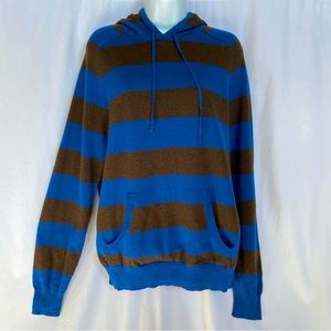 GAP striped hoodie sweater size S
